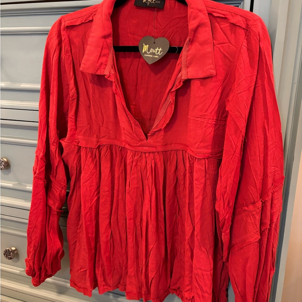 Impressions Berry Blouse